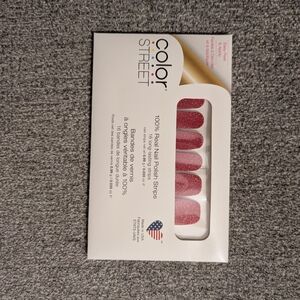 Color Street Pink Glitter Nail Strips-Crantasic